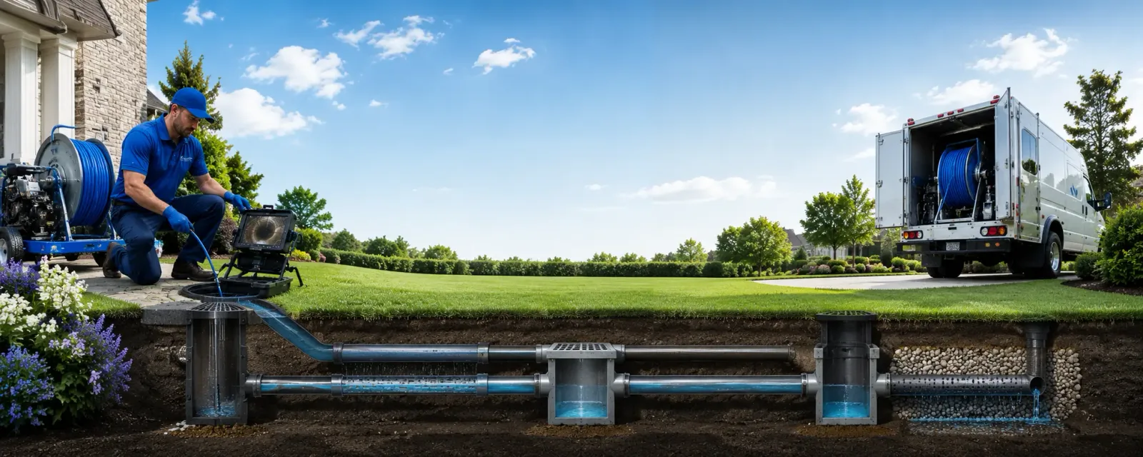 Outdoor drain cleaning information for Marcus, WA